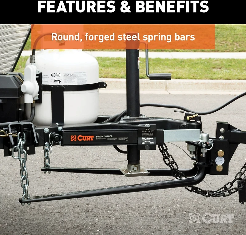 CURT Round Bar 1,000 lb WD Hitch