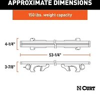 CURT Aluminum Cargo Crossbars 2-Pack