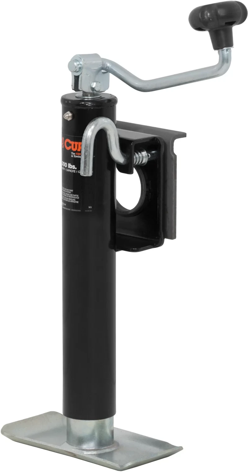 CURT Top Wind Bracket Mount 2,000 lb Swivel Jack