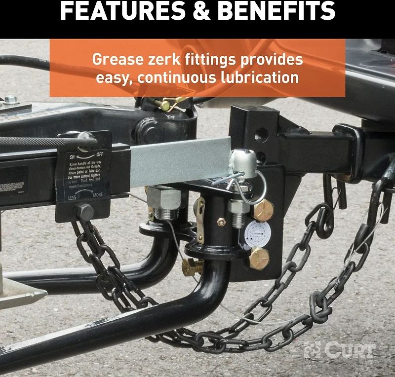 CURT Round Bar 1,000 lb WD Hitch
