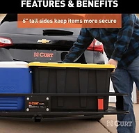 CURT 60 in x 20 in Folding Cargo Carrier