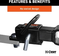 CURT ATV Towing Starter Kit with 2 in Shank and 2 in Trailer Ball
