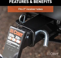 CURT 7,500 lb Towing Starter Kit with 2 in Ball