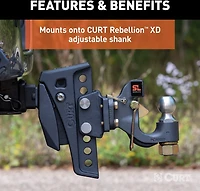 CURT Rebellion XD Pintle Mount Attachment