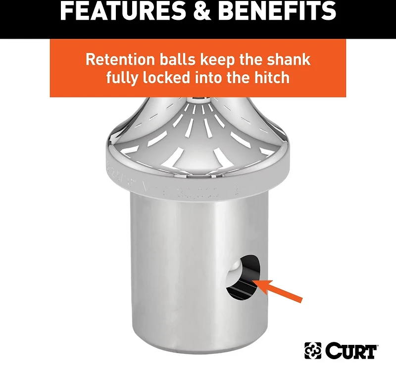 CURT OEM Puck System Gooseneck Ball and Safety Chain Anchor Kit