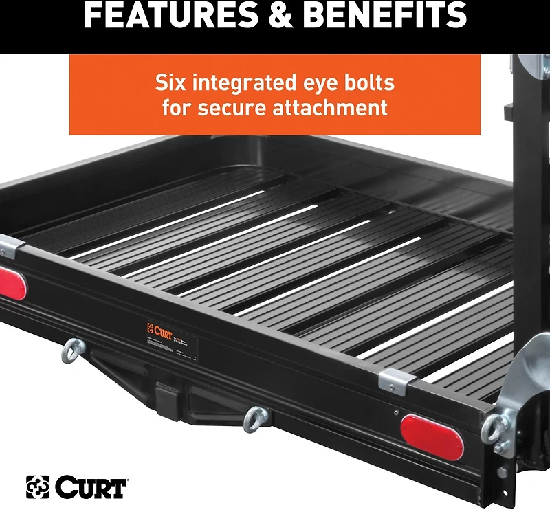 CURT Aluminum Ramp Cargo Carrier
