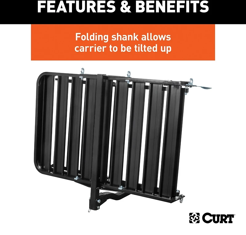 CURT Aluminum Ramp Cargo Carrier