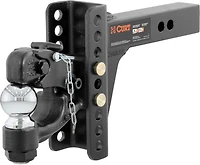 CURT 13,000 lb Adjustable Channel Mount with 2-5/16 in Ball and Pintle