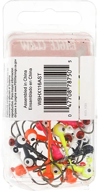 Eagle Claw 1/8 oz Ball Head Jig Heads 25-Pack