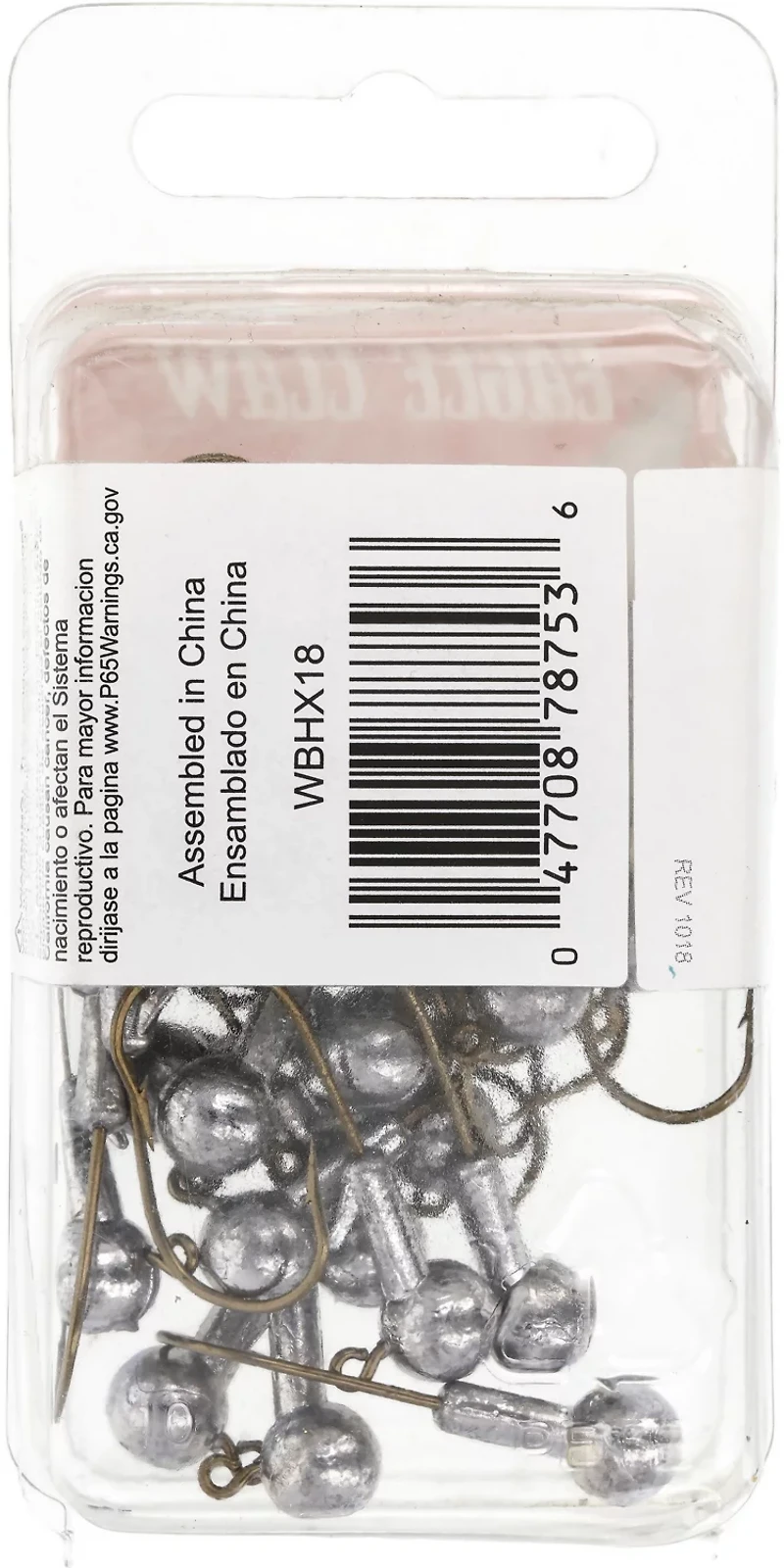 Eagle Claw 1/8 oz Ball Head Jig Heads 25-Pack