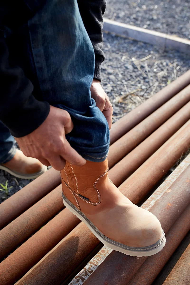 Ariat Men's Rebar Wedge Pull-On Composite Toe Work Boots