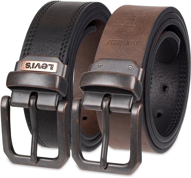 Levi's 38 mm Double Row-Stitched Reversible Belt