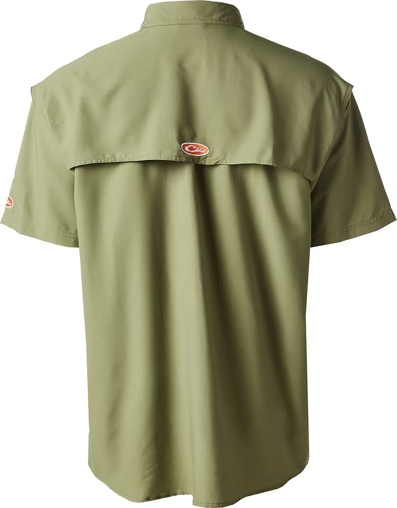 Drake Men's Clemson University Flyweight Wingshooter Short Sleeve Shirt