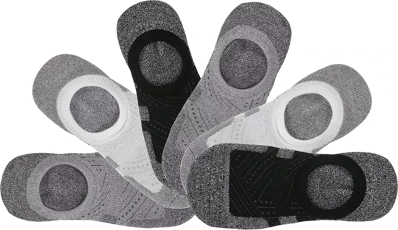 BCG Adults' Bamboo Footie Socks 6 Pack