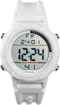 Columbia Sportswear Adults’ Self Select Peak Patrol Digital Silicone Strap Watch