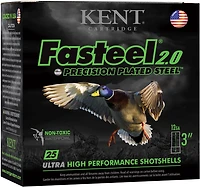 KENT Fasteel 2.0 12 Gauge #2 Shotshells - 25 Rounds