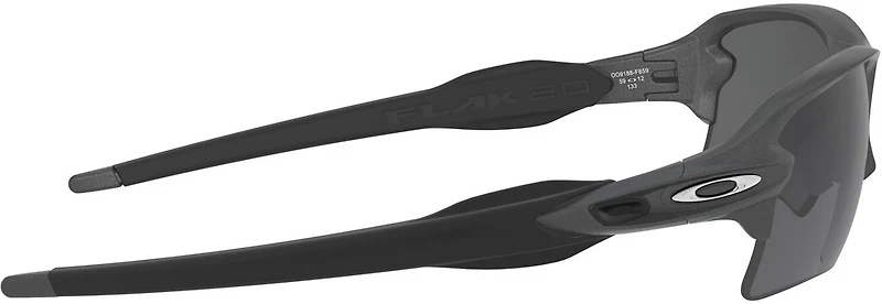 Oakley Flak 2.0 XL Steel Prizm Black Polarized Sunglasses