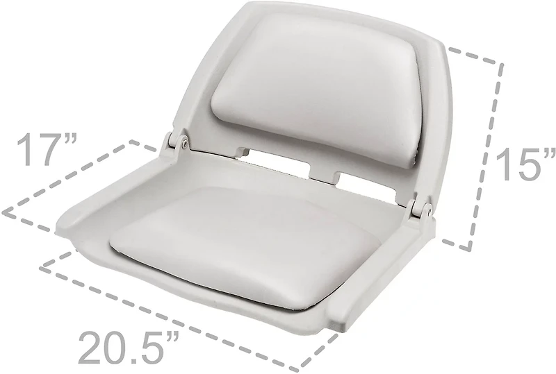 Marine Raider Padded Fold Down Boat Seat