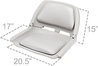 Marine Raider Padded Fold Down Boat Seat