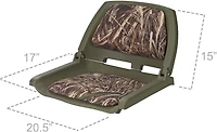 Marine Raider Realtree Max-5® Padded Fold Down Boat Seat