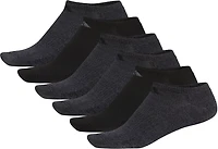 adidas Men's Large Athletic No-Show Socks 6 Pack