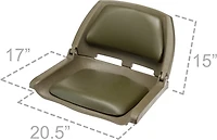 Marine Raider Padded Fold Down Boat Seat