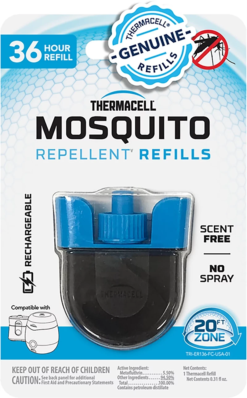 ThermaCELL Radius Zone 36-Hour Rechargeable Mosquito Repellent Refill