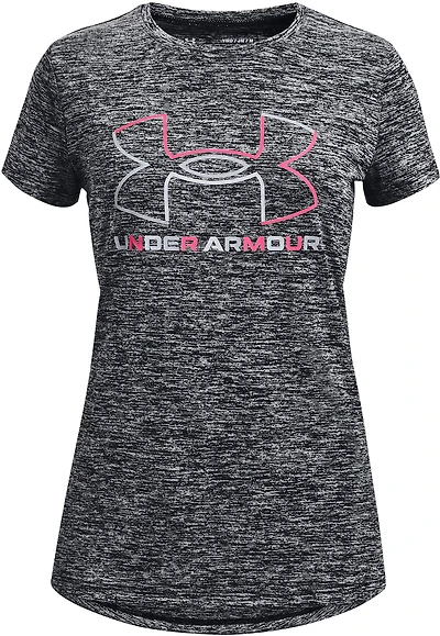 Under Armour Girls' Big Logo Twist Short Sleeve T-shirt
