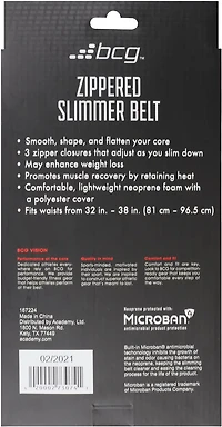 BCG Zippered Slimmer Belt