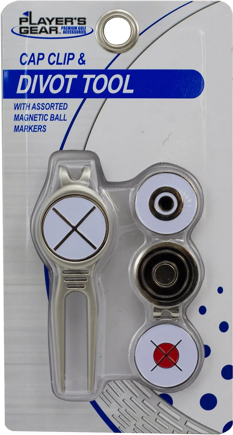 Players Gear Divot Tool/Cap Clip Combo