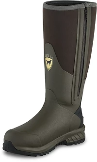 Irish Setter Adults’ MudTrek 17 in Rubber Waterproof Side-Zip Snake Boots