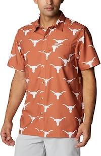 Columbia Sportswear Men's University of Texas CLG Super Slack Tide™ Logo Print Shirt