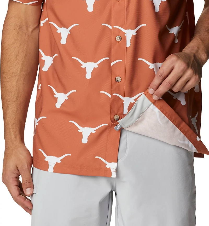 Columbia Sportswear Men's University of Texas CLG Super Slack Tide™ Logo Print Shirt