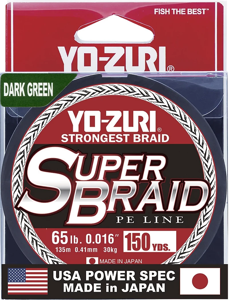 Yo-Zuri SuperBraid 150 yd 65 lb Fishing Line