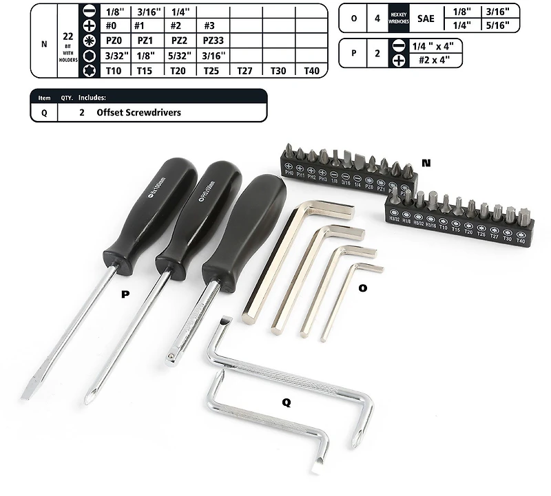 GreatNeck MS125 125-Piece Mariner's Tool Set