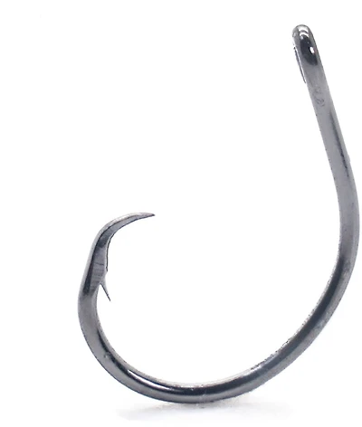 Mustad SW Demon Offset Circle Straight Shank Hooks 25-Pack