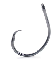 Mustad SW Demon Offset Circle Straight Shank Hooks 25-Pack
