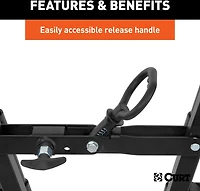 CURT Clamp-On 3-Bike Rack