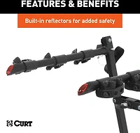 CURT Clamp-On 3-Bike Rack