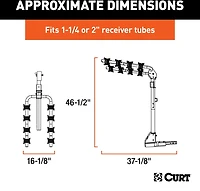 CURT Receiver-Mounted 2 or 4-Bike Rack