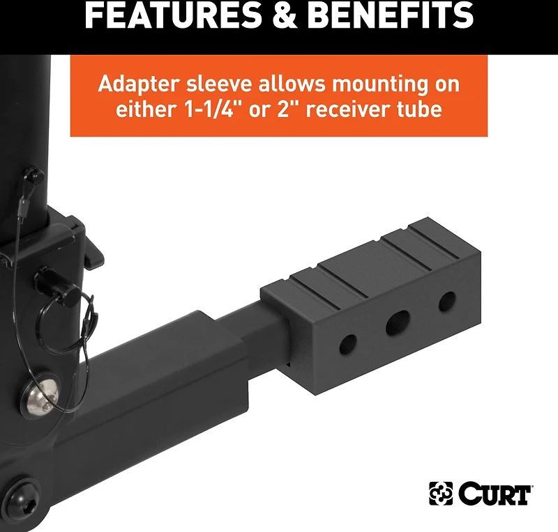 CURT Receiver-Mounted 2 or 4-Bike Rack
