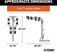 CURT Premium Hitch-Mounted 4-Bike Rack