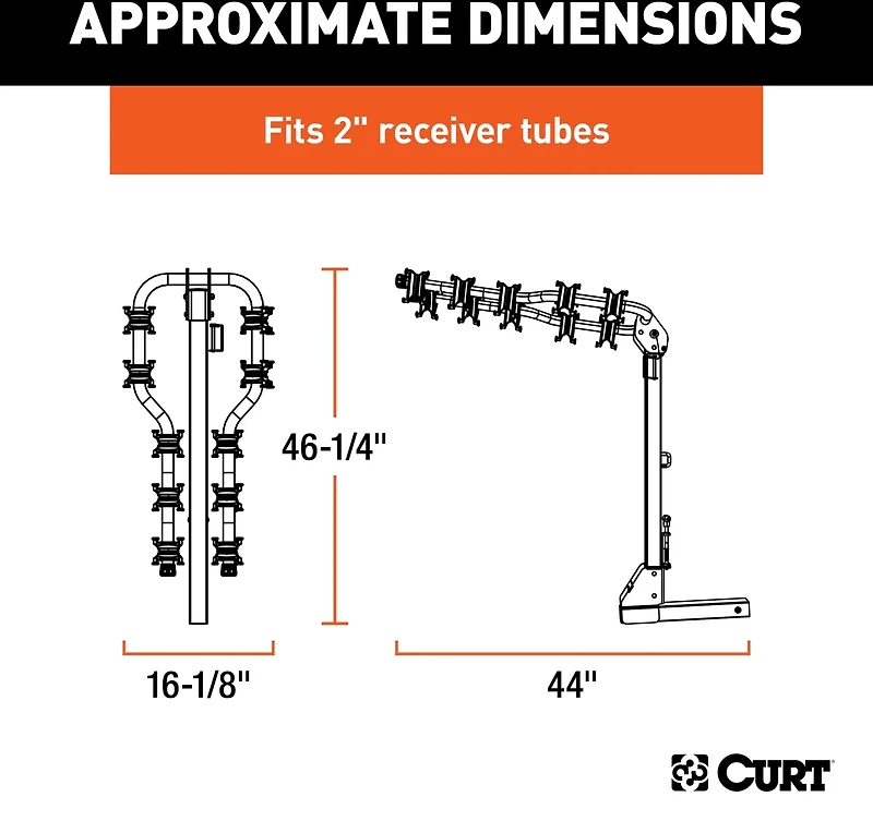 CURT Premium Hitch-Mounted 5-Bike Rack