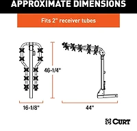 CURT Premium Hitch-Mounted 5-Bike Rack