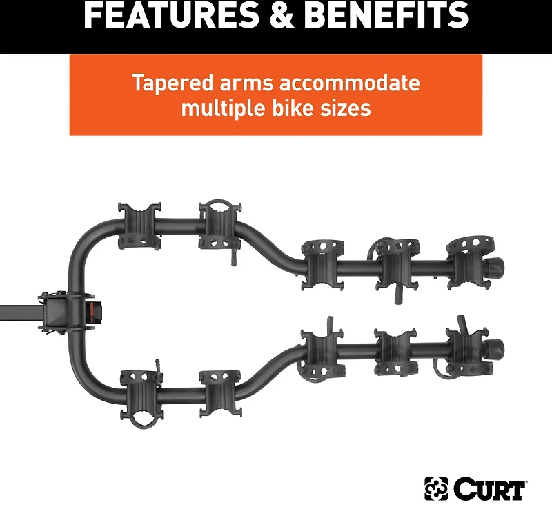 CURT Premium Hitch-Mounted 5-Bike Rack