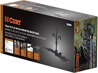 CURT Tray-Style Hitch-Mounted 2-Bike Rack