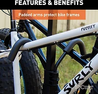 CURT Tray-Style Hitch-Mounted 4-Bike Rack