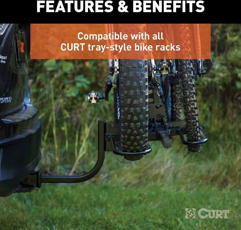 CURT Tray-Style Bike Rack Cradle for Fat Tires