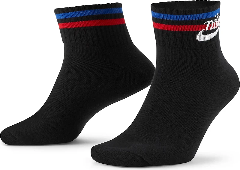 Nike Men’s Sportswear Everyday Essential Ankle Socks 3 Pack