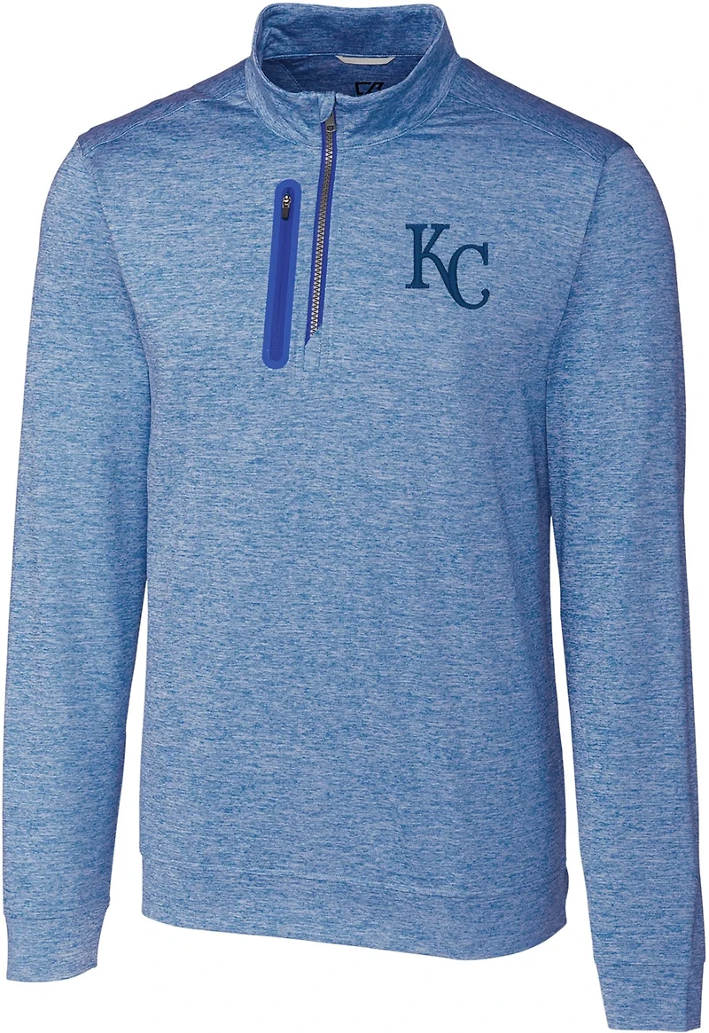 Cutter & Buck Men's Kansas City Royals Stealth Half-Zip Pullover